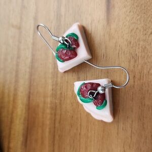 Strawberry shortcake earrings